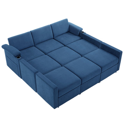 HOMYHOMEY Modular Sectional Sofa The Future Series sleeper - HOMYHOMEY DIRECT