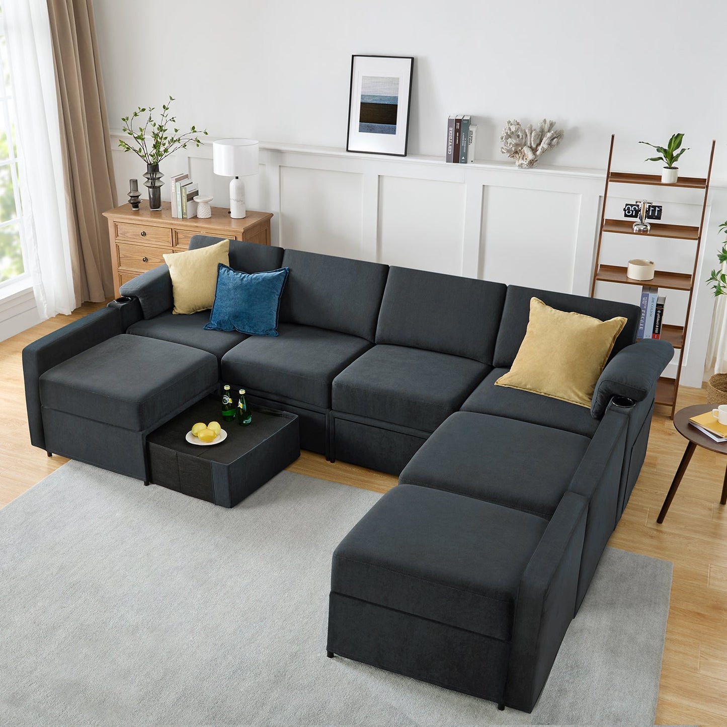 HOMYHOMEY Modular Sectional Sofa The Future Series With Storage - HOMYHOMEY DIRECT