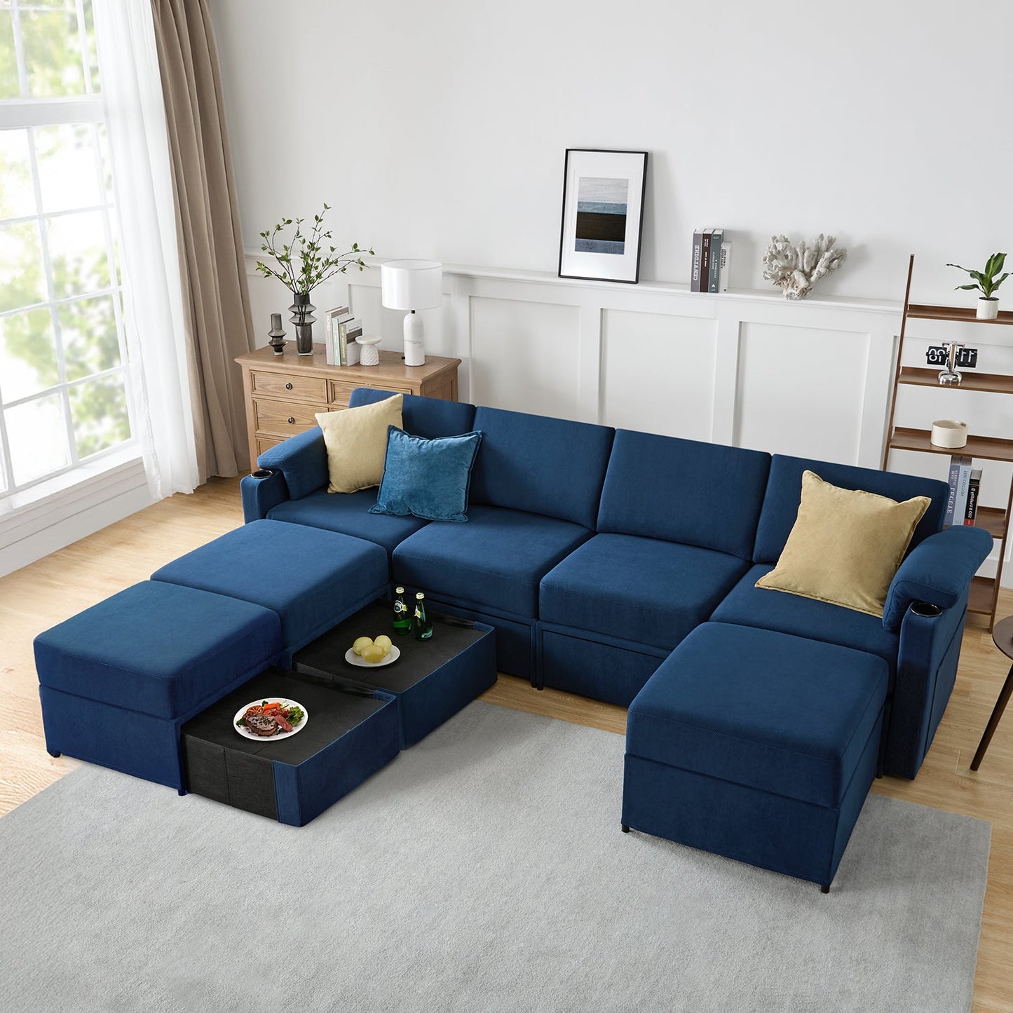 HOMYHOMEY Modular Sectional Sofa The Future Series With Storage - HOMYHOMEY DIRECT