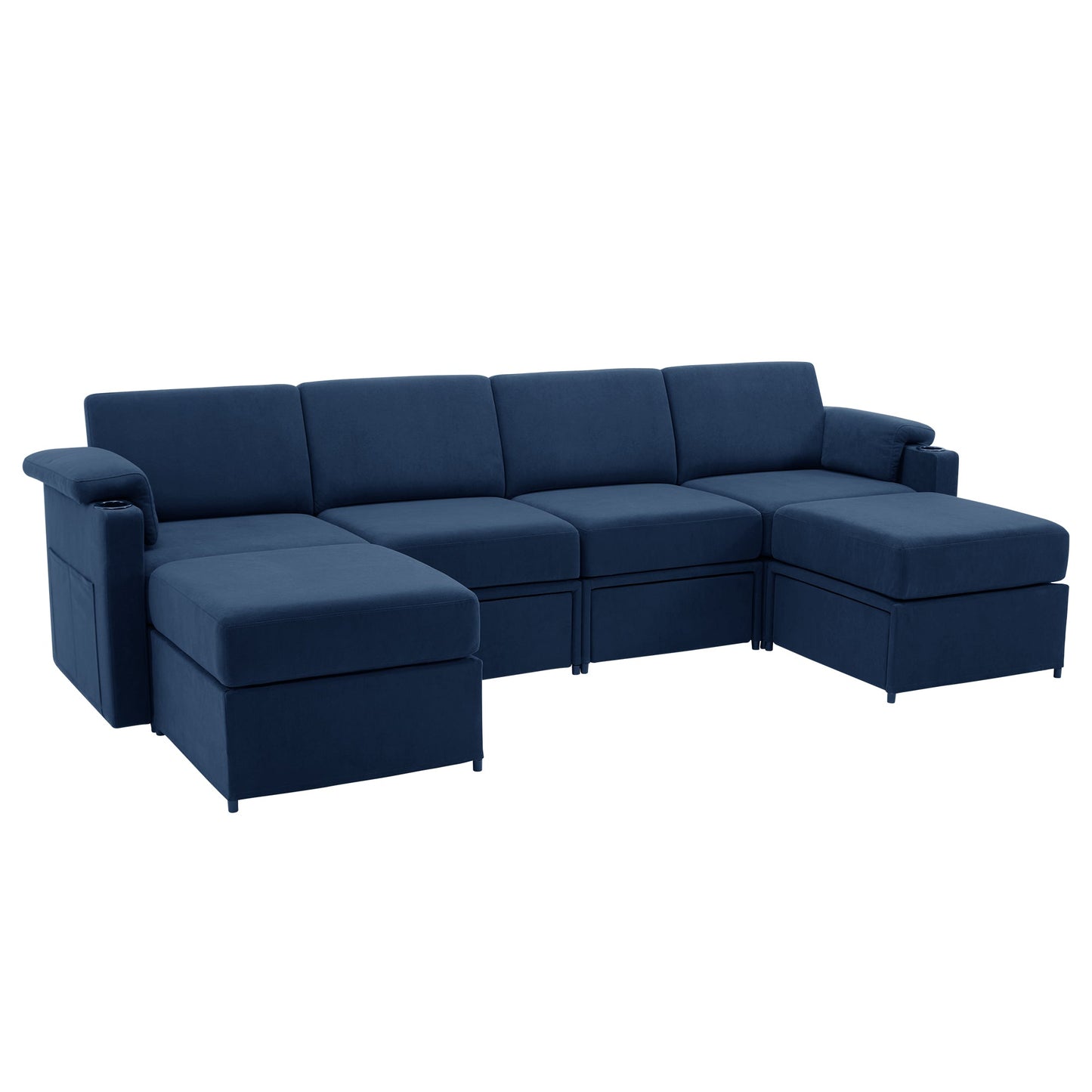 HOMYHOMEY Modular Sectional Sofa The Future Series With Storage Ottoman - HOMYHOMEY DIRECT