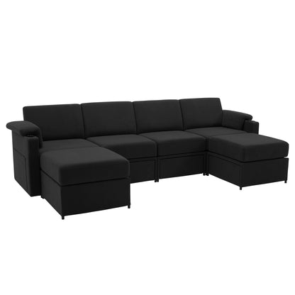 HOMYHOMEY Modular Sectional Sofa The Future Series With Storage Ottoman - HOMYHOMEY DIRECT